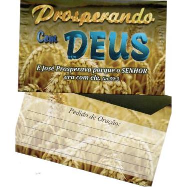 Imagem de Envelopes para Campanha com 100 UNIDADE II - SC, Prosperando com Deus