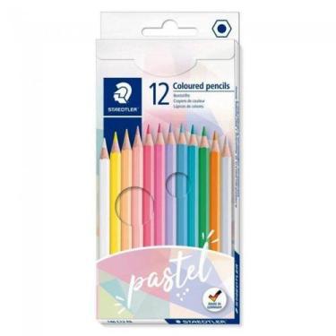 Imagem de Lápis de cor 12 cores pasteis Staedtler