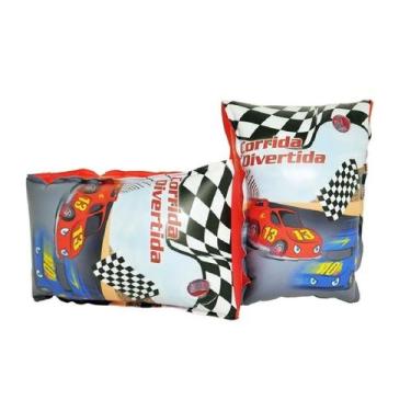 Imagem de Boia De Braço Inflável Infantil Piscina Praia 25x15cm 50kg - Dm Toys, 