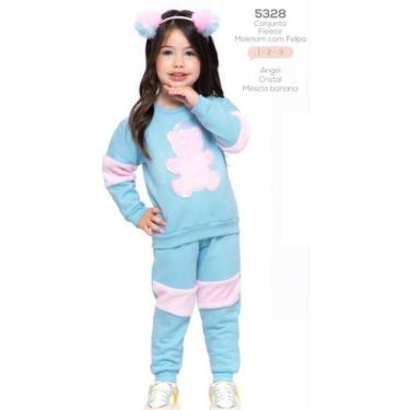 Imagem de Conjunto de Frio Moletinho Real Malhas Calça + Jaqueta Casual Confort 