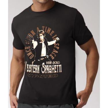 Imagem de Camiseta exclusiva Velken Han Solo, Preto, GG