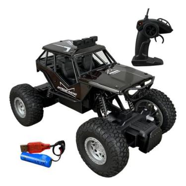 Imagem de Carrinho De Controle Remoto 4x4 Monster Truck Blink Preto