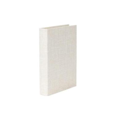 Imagem de Livro Caixa Decorativo em Mdf e Linho Nude Tamanho G - MART