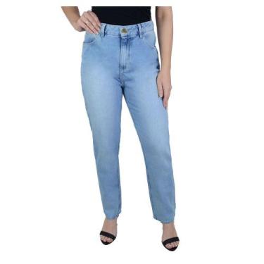 Imagem de Calça Feminina Lado Avesso New Straight Destroyed - L1250, 40, Azul