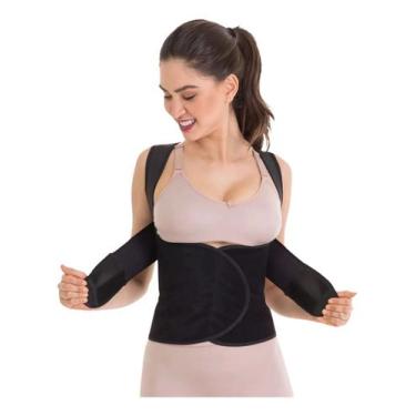 Imagem de Corretor Postural Esbelt 053 C/ Regulagem Casapaula, Preto, EG