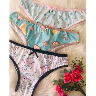 Imagem de Calcinha básica adulto - Menina Bella lingerie 