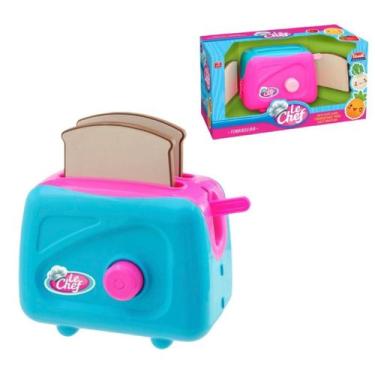 Imagem de Torradeira Infantil Le Chef Menina Colorida - Usual Brinquedos, UN, Di