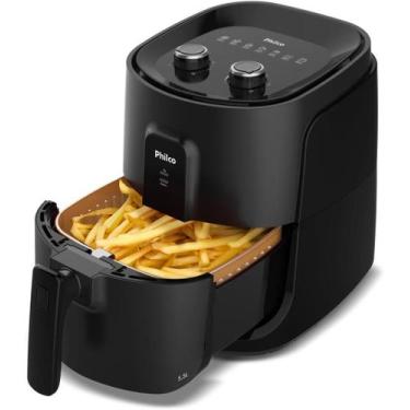 Imagem de Fritadeira Elétrica Air Fryer Philco PAF55A Preta 220V, Preto, 220V