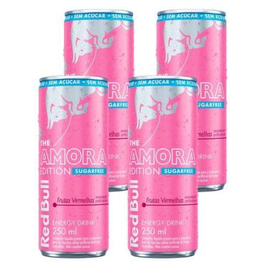 Imagem de Energético Red Bull Frutas Vermelhas Sem Açucar 250ml 4un