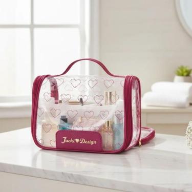 Imagem de Necessaire De Viagem Jacki Design Love Cor Vinho Coração