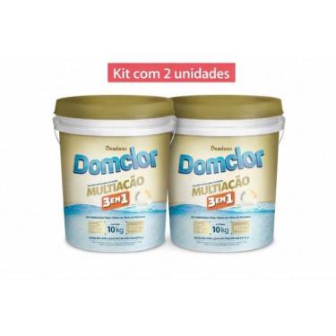 Imagem de Kit 2 Domclor Multiação 3 em 1 10kg