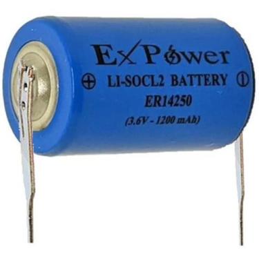 Imagem de Bateria ExPower Lithium ER14250 1/2 AA 3.6v 1200mAh Pino PCB
