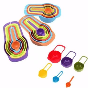 Imagem de Kit Medidor Plástico c/ 6 Peças - Uni Home