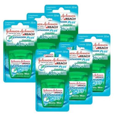 Imagem de Kit 6un Fio Dental Menta 50m - Johnson's
