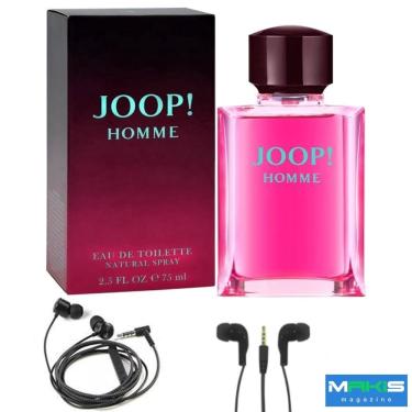 Imagem de Perfume Joop Homme Roxo! Masculino 125ml e Acompanha Fone de Ouvido P2