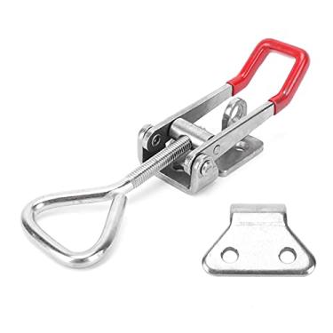 Imagem de Garosa Alavanca Ajustável Trava Aço Inoxidável SD GH-4003-SS 600kg / 1323lb Capacidade de Retenção Acessório de Fixação para Porta Baú de Caixa, Fixação