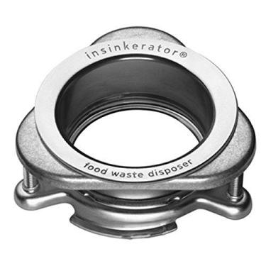 Imagem de InSinkErator - Flange de Dissipação de Pia com Trava Rápida Quick-Lock, Aço Inoxidável Polido, Embaixo da Bancada, Pack of 1