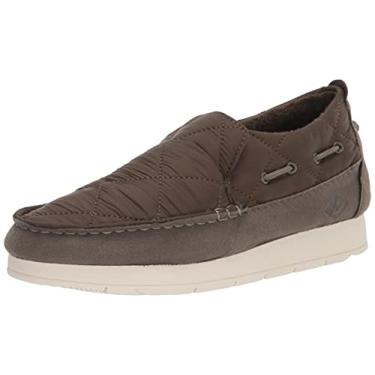 Imagem de Sperry Mocassins Moc-Sider Masculino, Nylon verde-oliva, 8.5