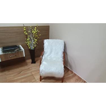 Imagem de Manta Pelucia Pêlo Alto Decoração, Foto, Newborn 1,00 X 0,80 Cor:Branco