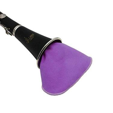 Imagem de Alomejor Pano de limpeza de saxofone para saxofone clarinete, puxador através do cotonete, limpador de instrumento de saxofone