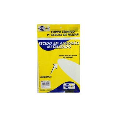 Imagem de CAPA FORRO P/ TABUA DE PASSAR METALIZADA C/ ESPUMA UNICO 1,38X0,45 PORTO-PEL (cod.1184)
