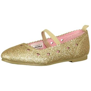 Imagem de Carter's Sapatilha Ellaria Ballet feminina, Dourado, 17