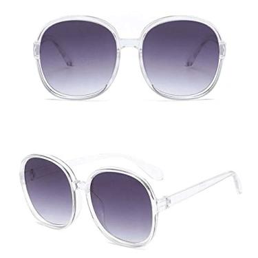 Imagem de Óculos de Sol Feminino Clássico Clássico Feminino Grandes Moldura Redonda de Luxo Designer Óculos Feminino Grandes Óculos, 7, China