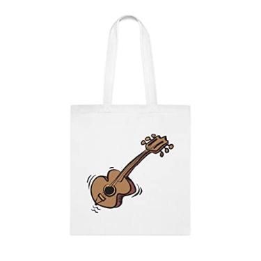 Imagem de Bolsa de guitarra, presente de sacola de guitarra, bolsa de ombro de guitarra, bolsas reutilizáveis de guitarra, ideia de presente de cesta de natal de aniversário, presente para ela,