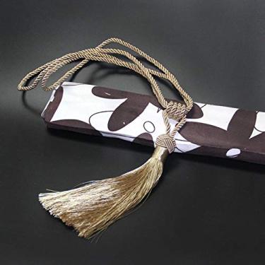 Imagem de 1 peça tecelagem borla cortina corda de amarração DIY simples bola pendurada borla amarração costas atadura de cortina decorativa para casa, bege, 92 cm