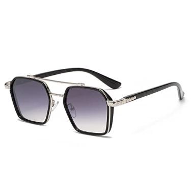 Imagem de Os mesmos óculos de sol da moda masculina óculos de sol quadrados grandes estilo masculino, 2, tamanho único