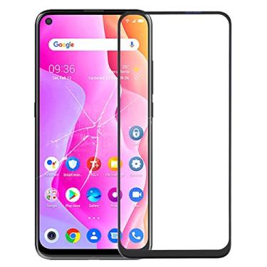Imagem de HUANGYUNCHAO Acessórios telefônicos Lente de vidro externo da tela frontal para TCL Plex/10L/10 5G/10 5G UW Substituição do telefone celular