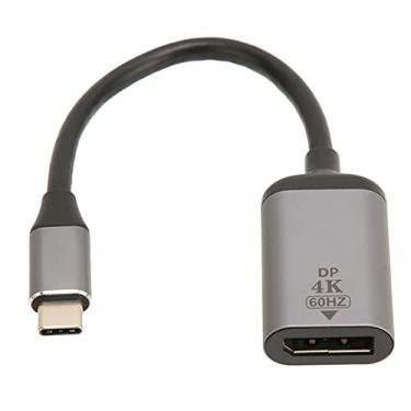 Imagem de Adaptador USB C para DisplayPort 4K 60Hz, cabo USB Tipo C para DP 1.2 para Surface Book, para Dell XPS, para Galaxy S21 S20 Note 20