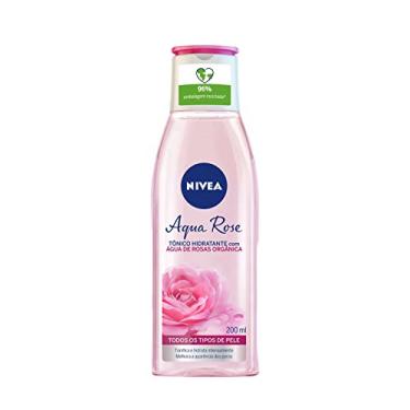 Imagem de NIVEA Tônico Hidratante Aqua Rose 200ml - Cuidado Facial - Melhora a aparência dos poros, tonifica e finaliza a limpeza do rosto, além de hidratar intensamente com água de rosas orgânica