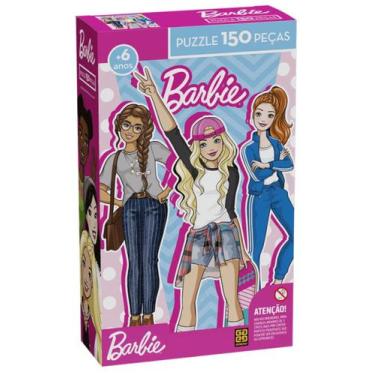 Imagem de Quebra-Cabeça 150 Peças Puzzle Infantil Barbie - Grow