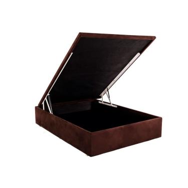 Imagem de Base para Cama Box Casal Physical l com Baú (39x138x188) Marrom