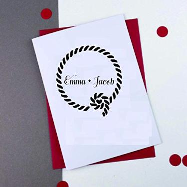 Imagem de Carimbo de monograma personalizado, carimbo de nome, carimbo de dia dos namorados, presente de Dia dos Namorados, presente de Dia dos Namorados personalizado - ST