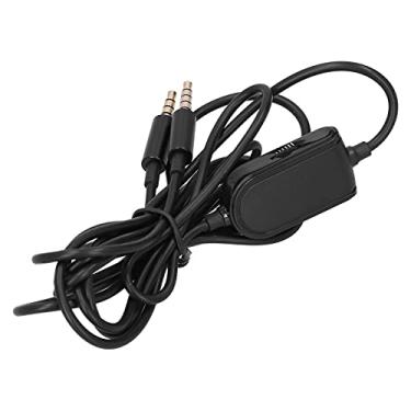 Imagem de Adaptador de de 3,5 Mm Fone de Ouvido Cabo de para Jogos Fone de Ouvido Com Microfone Controlado por Volume para