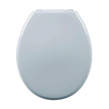 Imagem de Assento Almofadado Oval Cinza Claro Tampa Vaso Deca-incepa-celite-ideal-roca