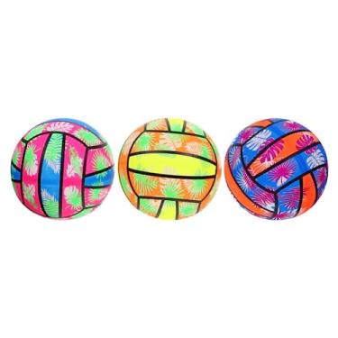 Imagem de 3 peças de brinquedos infláveis para piscina, piscina, vôlei, 22 cm, cor aleatória