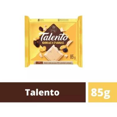Imagem de Chocolate Talento Cereais E Passas C/12Un 85G Cada - Garoto