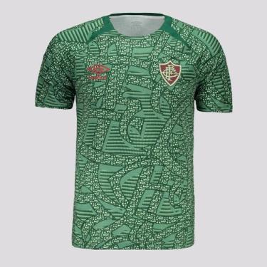 Imagem de Camisa Umbro Fluminense Aquecimento 2024 Verde