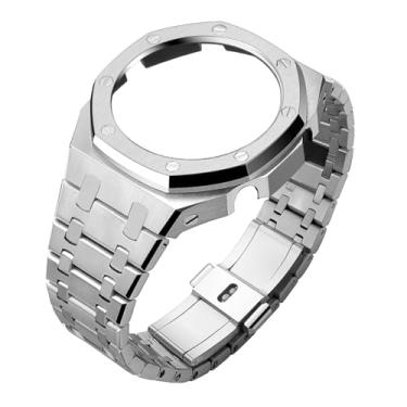 Imagem de GA2100 Kit de substituição de capa de relógio de metal, acessórios de moldura de aço inoxidável compatíveis com relógios masculinos Casio GShock GA2100/GA-2110
