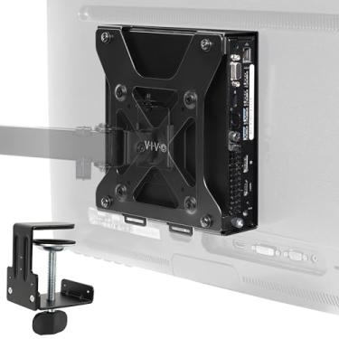 Imagem de VIVO Suporte Atrás Do Monitor Vesa Projetado Para Micro CPU Dell Optiplex, Suporte Para Computador com Braço de Monitor, Suporte Oculto Na Parte Traseira Da Tela com Opção de Braçadeira de Mesa