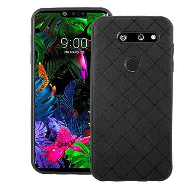 Imagem de Asuwish Capa de telefone LG G8 ThinQ Slim Soft Rubber Case, Resistente a Choques Robusta Leve Flexível Antiderrapante Slim Fit