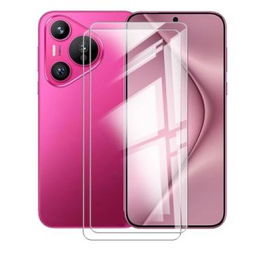 Imagem de AQGGIIXY Protetor de tela para Huawei Pura 70 (6,6 polegadas), ultra resistente, protege a tela, resistente a arranhões, protetor de tela de vidro temperado para Huawei Pura 70, pacote com 2