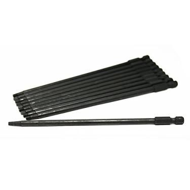 Imagem de UFFY - Broca de impacto Robertson Square SQ # 1 de 15 cm, pacote com 10, hexagonal, 1/4