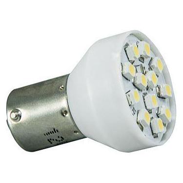 Imagem de Lampada Led Ba15s-21 1w 12v Branco Kit C 10 Universal Nk-216821 - GNR