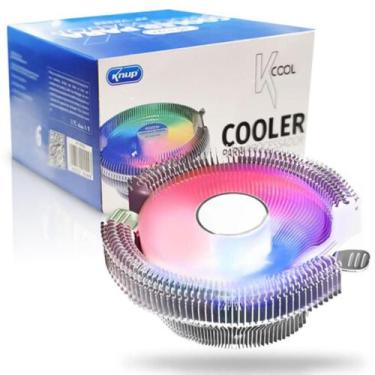 Imagem de Cooler Universal Para Processador Intel E Amd Com Led Rgb - Knup