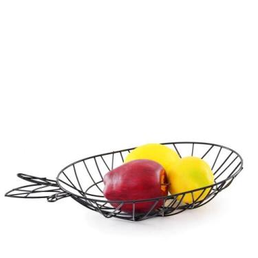 Imagem de Fruteira de Mesa Abacaxi em Metal 34x21CM - Wincy Casa