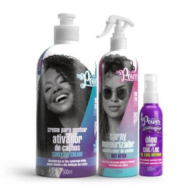 Imagem de Soul Power Curly On Cream Cpp 500ml + Day After 315ml + Text Óleo 100m